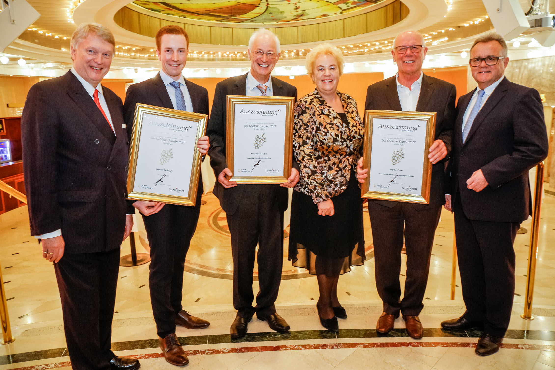 The "Golden Grape - Lifetime Achievement" for Engelbert Prieler!