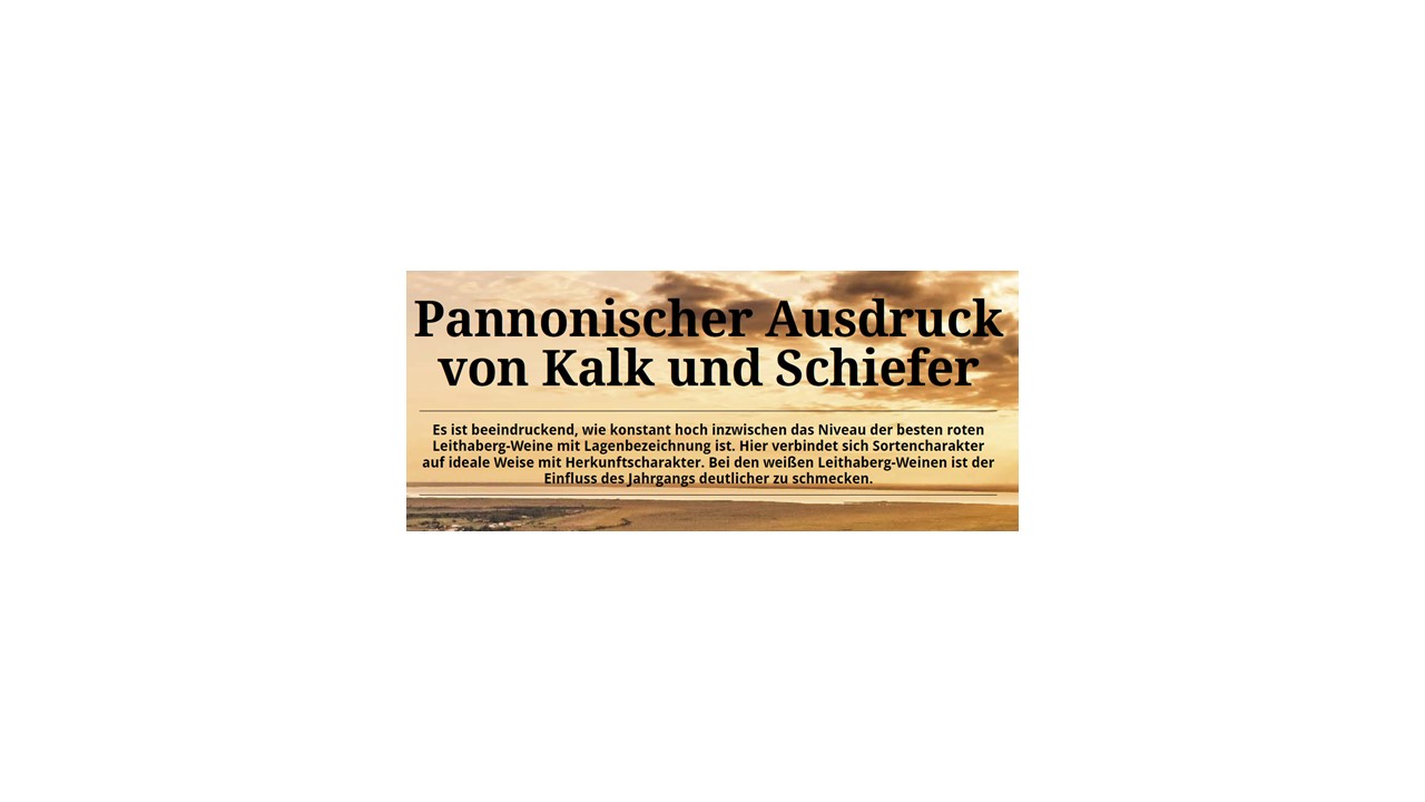 Pannonischer Ausdruck von Kalk und Schiefer